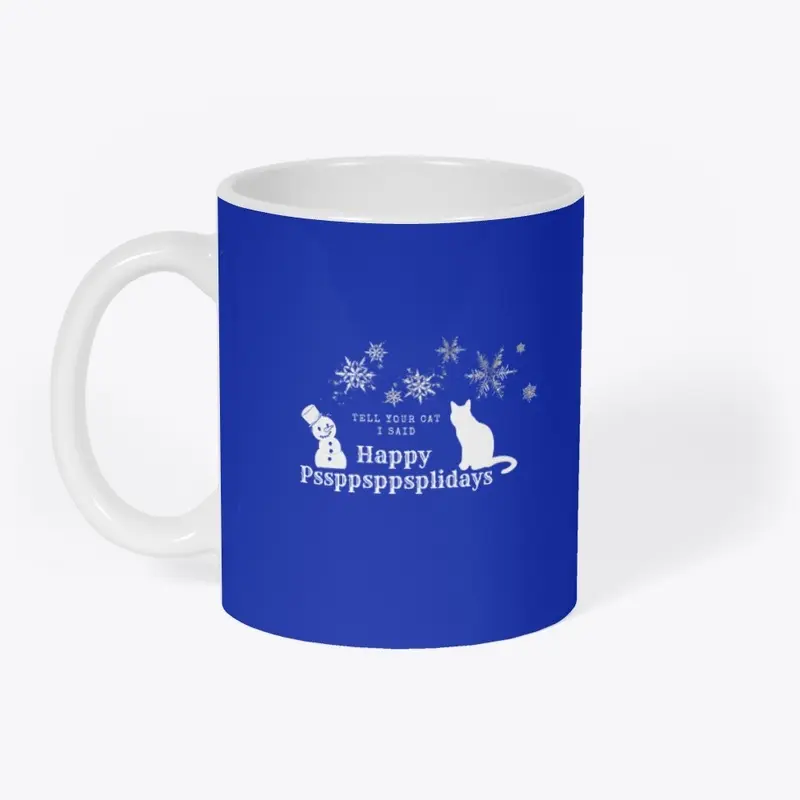 Pawsitivity - winter Holiday Mug